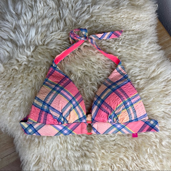 Victoria's Secret Other - Victoria's Secret Plaid Bikini Top Size Small